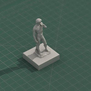 Michelangelo David Statue 3D Print Model STL File image 6