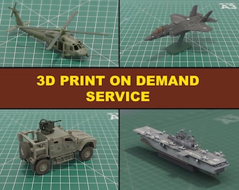 Ship | Aircraft | Vehicle Model 3D Print on Demand Service