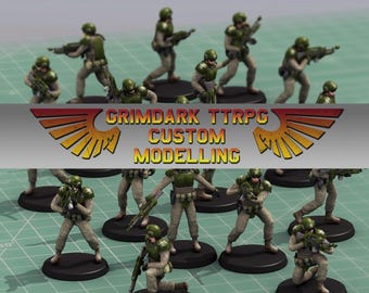 Grimdark TTRPG Custom 3D Print On Demand Modelling Service
