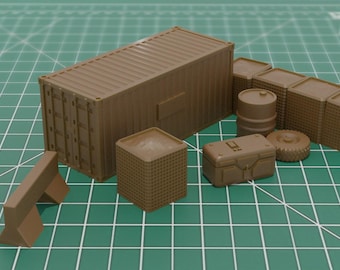 Military Wargame Clutter Scenery STL 3D Printer File