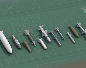 Aircraft Weapons 3D Prints