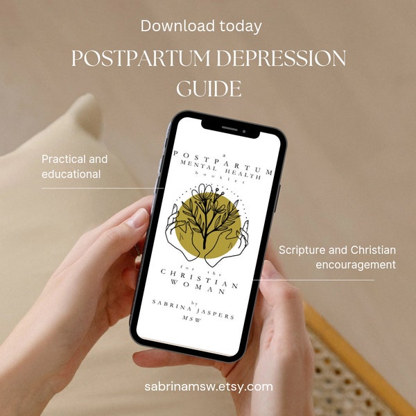 Postpartum Depression and Anxiety E-Book for the Christian Woman (Digital Download)