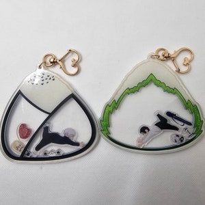 INSTOCK : inumaki yuta inuokko sushi onigiri alimentaire porte-clés anime manga shaker