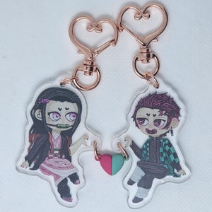In Stock: Keychain phone strap anime Manga Kimetsu No Yaiba KNY Slayer Nezuko Tanjiro