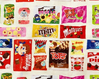Milky Peko Poko Peko Fabric - Cartoon Fabric - 100% Cotton Fabric - Quilting Fabric - Sold by The 1/2 Yard