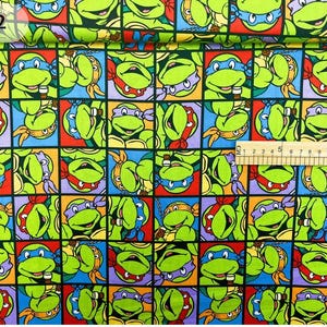 Teenage Mutant Ninja Turtles tkanina-tkanina z kreskówek-100% tkanina bawełniana-tkanina do pikowania-przez pół jarda