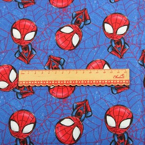 Spider-man Avenger Fabric - Cartoon Fabric - 100% Cotton Fabric ...