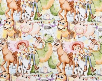 Toy Story Fabric - 100% Cotton - Quilting - Sold by The 1/2 Yard