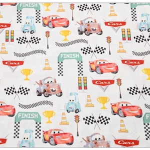 Tkanina Disney Pixar Cars-oświetlenie tkaniny McQueen-tkanina z kreskówek-100% tkanina bawełniana-tkanina pikowania-przez pół jarda