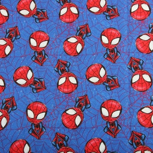 Spider-Man Cotton Fabric by the Yard