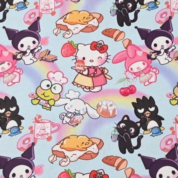 Multicolor Katoen Hello Kitty Meisje dekbedovertrekken 1-persoons