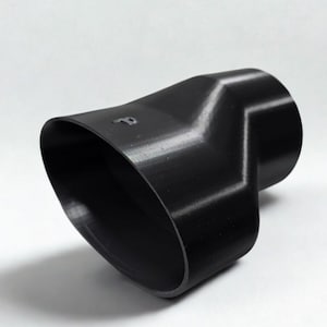 Panasonic Exhaust Fan Duct Adapter: 4 Inch Oval to 3 Inch Round Reducer