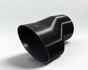 Adapter kanału wentylacyjnego Panasonic: redukcja z 4-calowego owalnego na 3-calowy okrągły