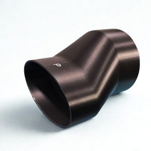 Panasonic Exhaust Fan Duct Adapter: 4 Inch Oval to 4 Inch Round Reducer