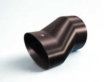 Panasonic Exhaust Fan Duct Adapter: 4 Inch Oval to 4 Inch Round Reducer