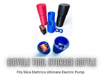 Bike Tool Storage Bottle for Silca Elettrico Ultimate electric pump