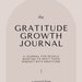 Daily Gratitude Growth Journal - Etsy