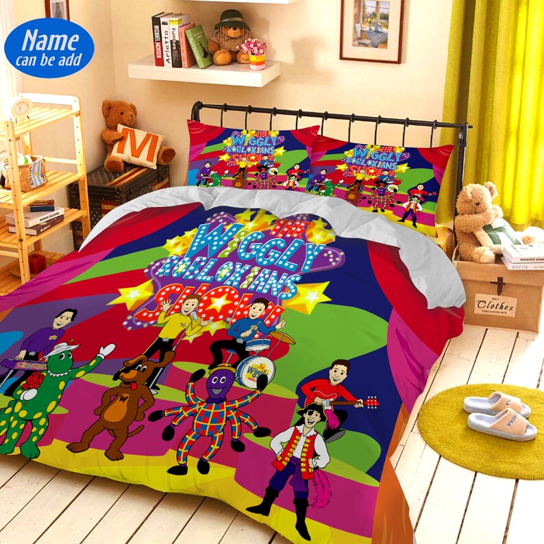 Personalized the Wiggles Bedding Set the Wiggles Birthday Etsy