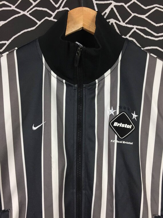 Vtg Nike Sophnet F.C.R.B Stripe Trainer Jacket / … - image 4
