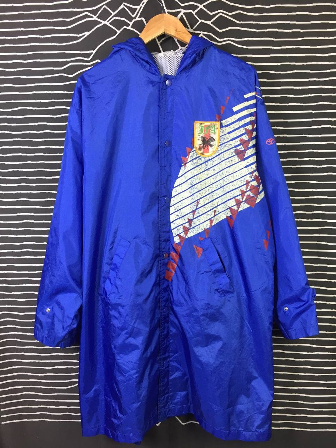 Vtg JFA Japan Football Association Long Jacket /blokecore / Hip Hop 90s /  Skates T Shirt / 90s Streetwear Windbreaker Size XL - Etsy | Strickpullover