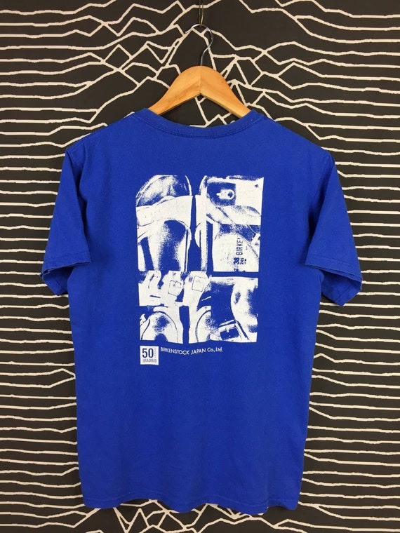 Vintage Birkenstock Shirt : Mens Fashion Minimal White T Shirt Vintage Birkenstock Boston Daily