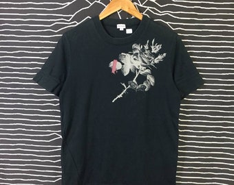 Vtg Paul Smith Flower Design Streetwear Camiseta / Lujo 90s / Camiseta de diseñador de moda / Camiseta icónica de los 90 Tamaño M