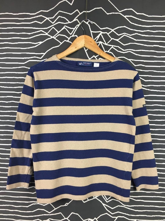 Vtg Saint James Depuis 1889 Stripe Longsleeve Tee Avantgarde Rock Roll Hip Hop Marca de moda de los anos 90 Camiseta de lujo Tamano XS Etsy Mexico