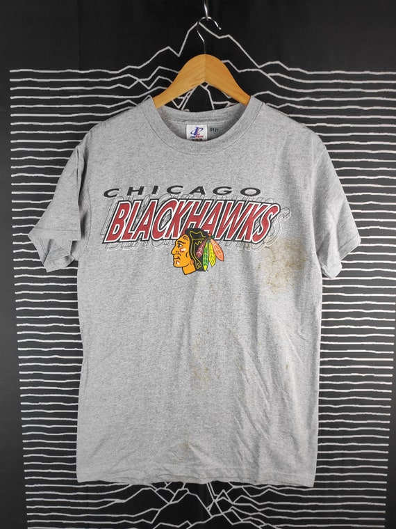 Vtg 90s Logo Athletics  NHL Chicago Blackhawks Ame