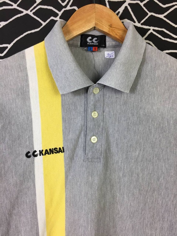 Vtg CC Kansai Avantgarde Kansai Yamamoto Polo Tee… - image 3