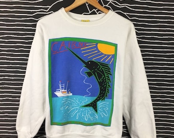 Vtg Ken Done Cairns Pop Art Surf Sweatshirt / Surf Tee / Hip Hop 90s / Skates T Shirt / 90s Streetwear Sweatshirt Size M