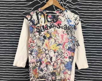 RNA Inc. Punk Seditionaries Brand Slang Maglietta a maniche lunghe/Sex Pistols/Marchio giapponese/Harajuku/T-shirt streetwear giapponese Taglia S