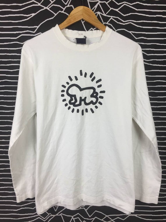 Vtg Keith Haring Uniqlo Pop Art Longsleeve Tee /P… - image 2