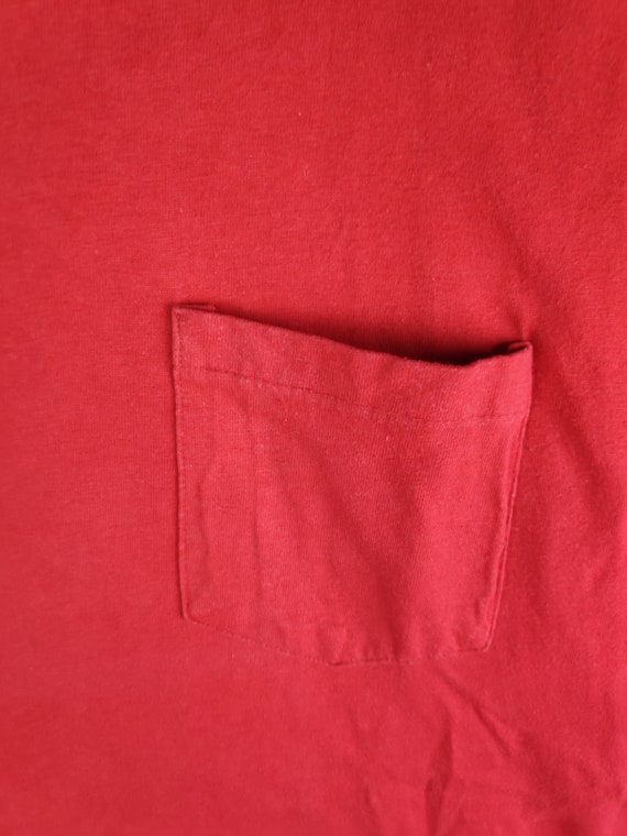 Vtg 90s Hanes Plain Blank Essential Made In Usa P… - image 4