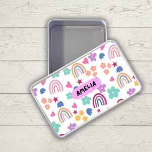 Personalised Tin, Cookie Tin, Treat Tin, Personalised Keepsake Tin, Gift for kids, Small Keepsake, Storage Tin, Personalised Gifts