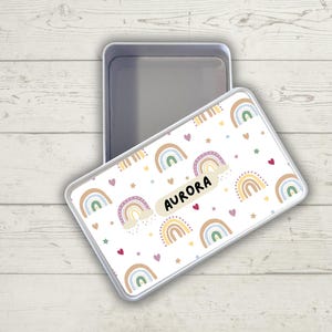 Personalised Tin, Cookie Tin, Treat Tin, Personalised Keepsake Tin, Gift for kids, Small Keepsake, Storage Tin, Personalised Gifts