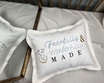 Fearfully & Wonderfully Made Boudoir Baby Pillow