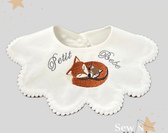 Petit bébé Fox Collar Baby Bib