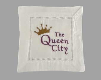 Queen City Cocktail Napkins, Set of 4