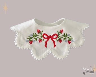 Bow and Berry Bib
