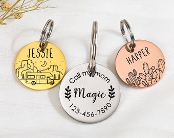 Personalized Dog Tags Custom Dog Tags Dog ID Tags Engraved Tags for Pets Dog Collar Tags Stainless Dog Tag Cute Pet Suppliers Name Tags