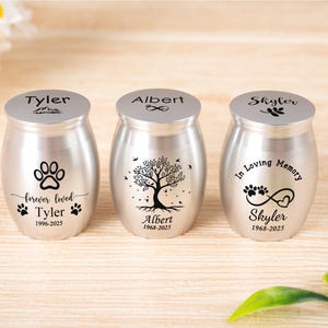 Urna de cremación, urna para cenizas, miniurna, urna funeraria, contenedor de cenizas personalizado, urnas conmemorativas grabadas, miniurna conmemorativa, urnas para personas, urnas para mascotas