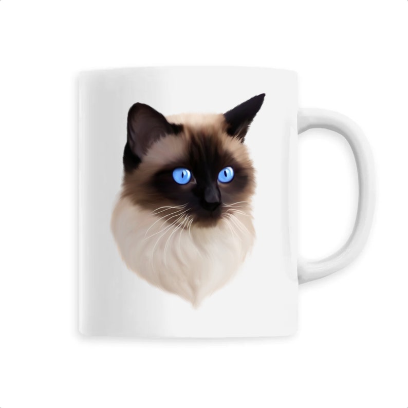 Mug chat siamois personnalisable avec nom image 8