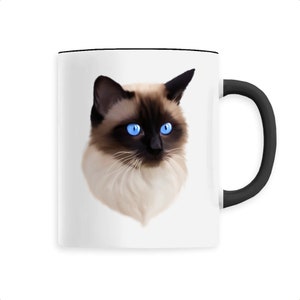 Mug chat siamois personnalisable avec nom image 3