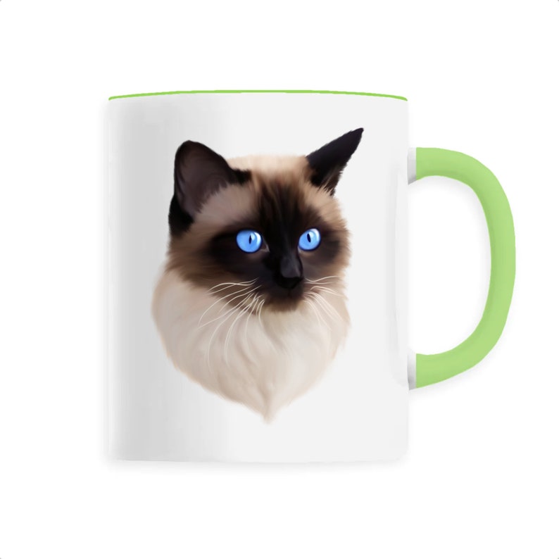 Mug chat siamois personnalisable avec nom image 4