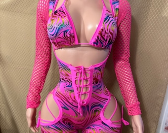 shorts bodysuit