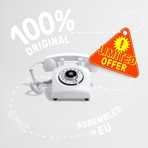 Audio Guestbook Phone 3rd Generation white - improved phone guestbook for weddings & events
