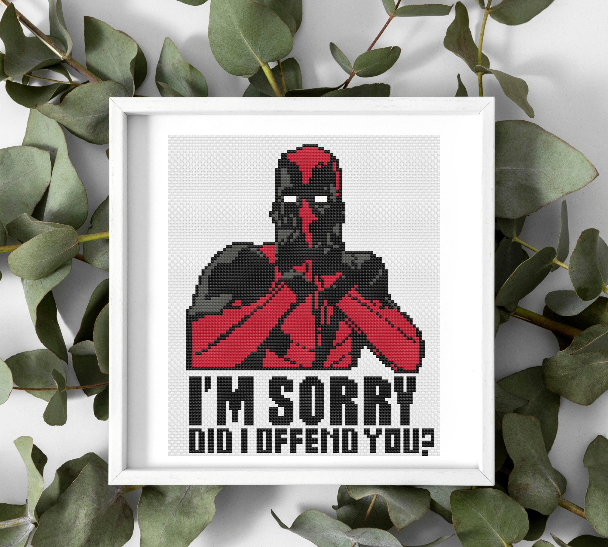Modèle De Point De Croix Deadpool Avec Citation, Parfait Pour Les ...