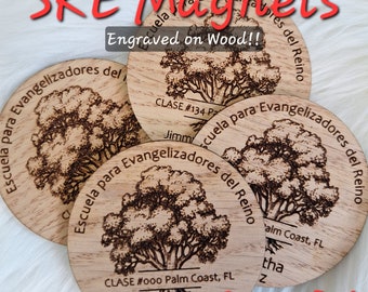 SKE Magnets Spanish / Wood Engraving