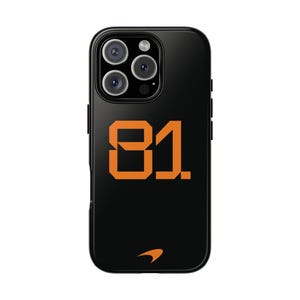 OP81 Oscar Piastri 81 McLaren F1 Tough Phone Case, McLaren Formula 1 Team, McLaren Phone Case, iPhone Case, Google Pixel Case, Samsung Case