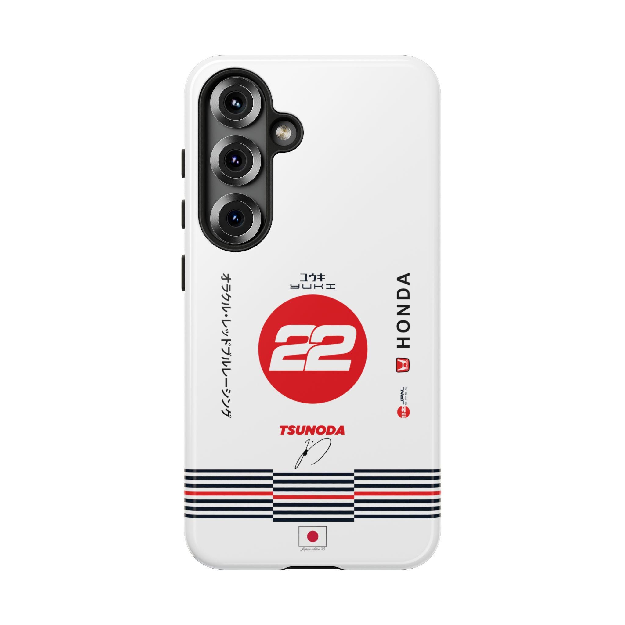 Yuki Tsunoda Japan GP 2025 Special Tough Phone Case, Red